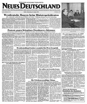 Neues Deutschland Online-Archiv vom 25.01.1951