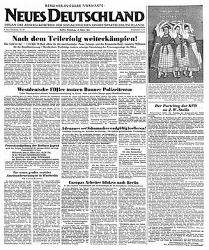 Neues Deutschland Online-Archiv vom 12.03.1951
