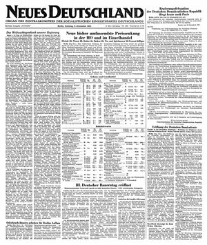 Neues Deutschland Online-Archiv vom 09.12.1951