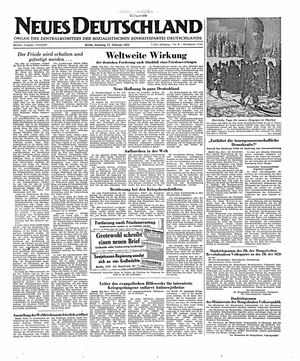 Neues Deutschland Online-Archiv vom 17.02.1952