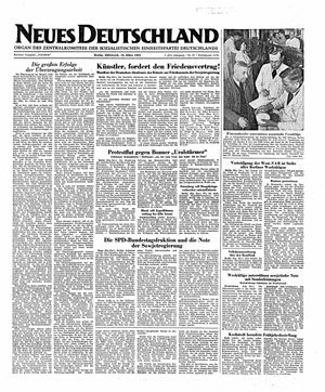 Neues Deutschland Online-Archiv vom 19.03.1952