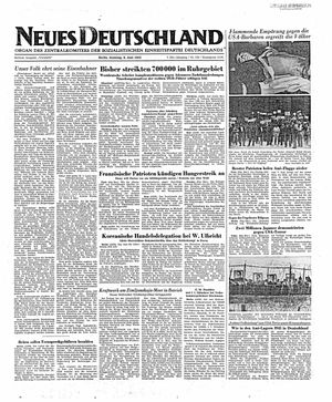 Neues Deutschland Online-Archiv on Jun 8, 1952