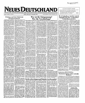 Neues Deutschland Online-Archiv on Dec 31, 1952