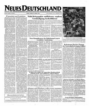 Neues Deutschland Online-Archiv on Jan 16, 1953