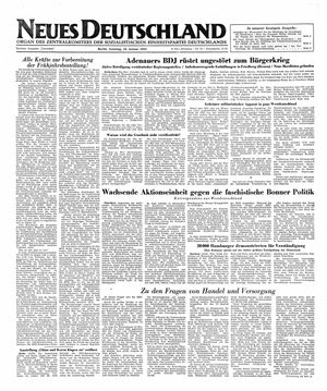 Neues Deutschland Online-Archiv vom 25.01.1953