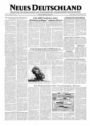 Neues Deutschland Online-Archiv vom 28.03.1953