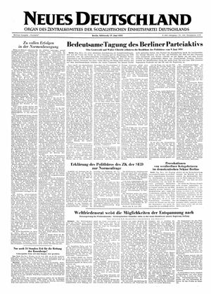 Neues Deutschland Online-Archiv on Jun 17, 1953
