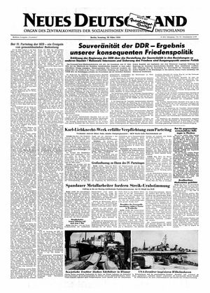 Neues Deutschland Online-Archiv vom 28.03.1954