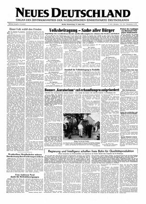 Neues Deutschland Online-Archiv vom 17.06.1954