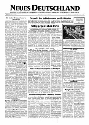 Neues Deutschland Online-Archiv vom 08.07.1954