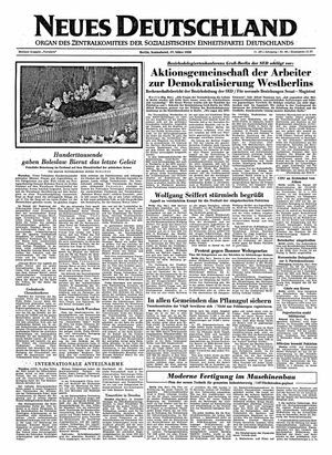 Neues Deutschland Online-Archiv vom 17.03.1956