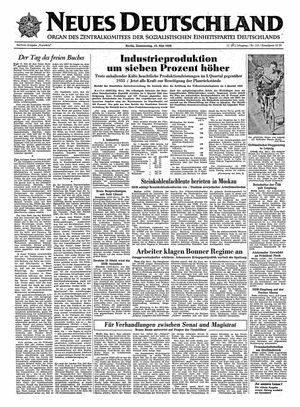 Neues Deutschland Online-Archiv vom 10.05.1956