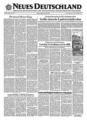 Neues Deutschland Online-Archiv vom 24.06.1956