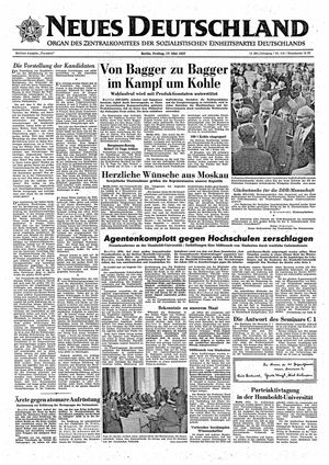 Neues Deutschland Online-Archiv vom 17.05.1957