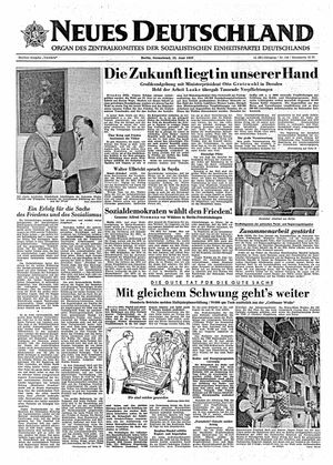 Neues Deutschland Online-Archiv vom 22.06.1957