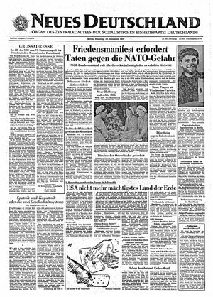 Neues Deutschland Online-Archiv vom 10.12.1957