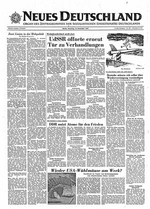 Neues Deutschland Online-Archiv vom 24.12.1957