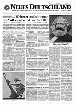 Neues Deutschland Online-Archiv vom 04.05.1958