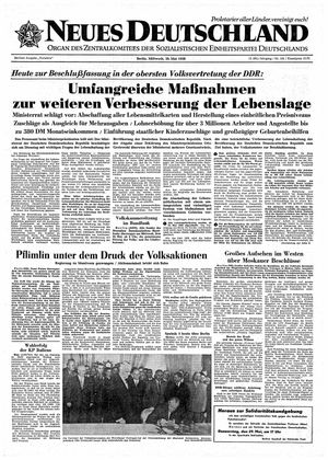 Neues Deutschland Online-Archiv vom 28.05.1958