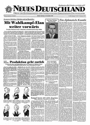 Neues Deutschland Online-Archiv vom 23.11.1958