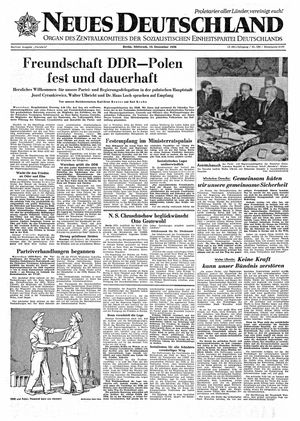 Neues Deutschland Online-Archiv vom 10.12.1958