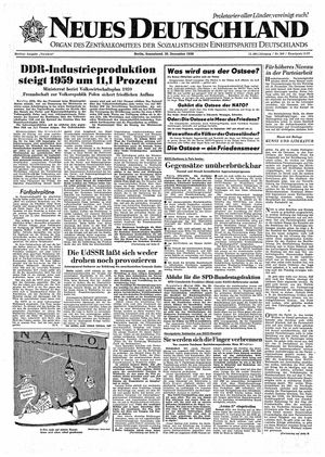 Neues Deutschland Online-Archiv vom 20.12.1958
