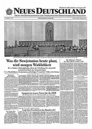 Neues Deutschland Online-Archiv vom 31.01.1959
