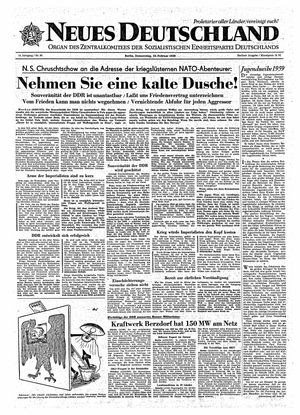 Neues Deutschland Online-Archiv vom 19.02.1959