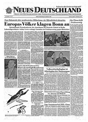 Neues Deutschland Online-Archiv vom 26.02.1959