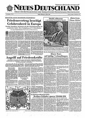 Neues Deutschland Online-Archiv vom 04.03.1959