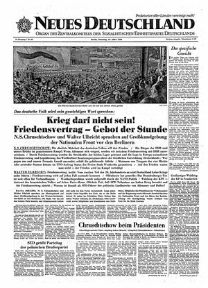 Neues Deutschland Online-Archiv vom 10.03.1959