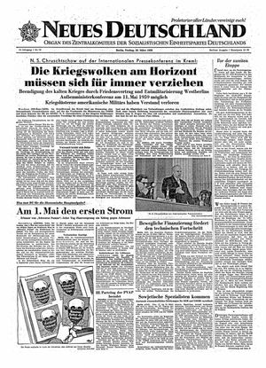 Neues Deutschland Online-Archiv vom 20.03.1959