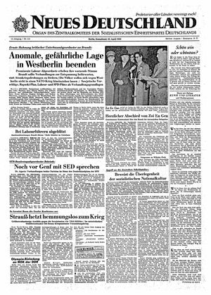 Neues Deutschland Online-Archiv vom 25.04.1959