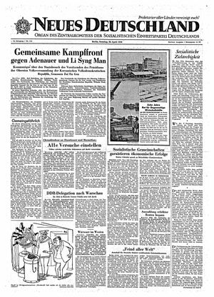 Neues Deutschland Online-Archiv vom 26.04.1959