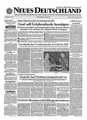 Neues Deutschland Online-Archiv vom 16.05.1959