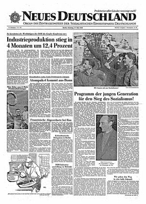 Neues Deutschland Online-Archiv vom 17.05.1959