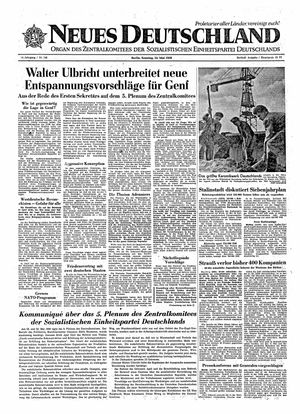Neues Deutschland Online-Archiv vom 24.05.1959