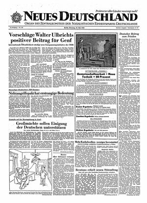 Neues Deutschland Online-Archiv vom 26.05.1959