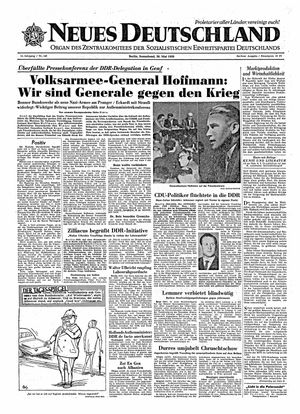 Neues Deutschland Online-Archiv vom 30.05.1959
