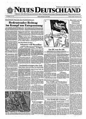 Neues Deutschland Online-Archiv vom 23.06.1959