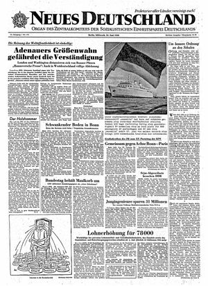 Neues Deutschland Online-Archiv vom 24.06.1959