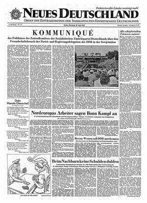 Neues Deutschland Online-Archiv vom 30.06.1959