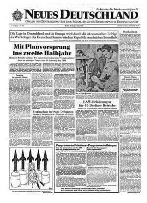Neues Deutschland Online-Archiv on Jul 3, 1959