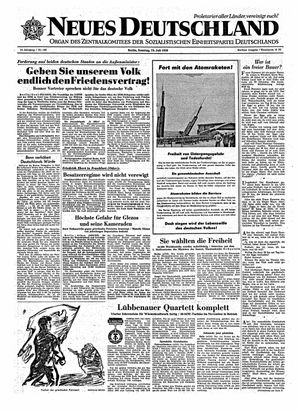 Neues Deutschland Online-Archiv vom 19.07.1959