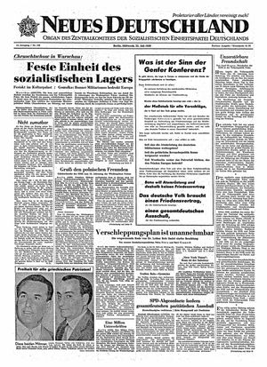 Neues Deutschland Online-Archiv vom 22.07.1959