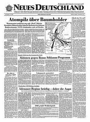Neues Deutschland Online-Archiv vom 29.07.1959