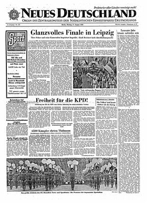 Neues Deutschland Online-Archiv vom 17.08.1959