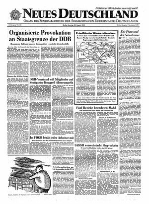 Neues Deutschland Online-Archiv vom 23.08.1959
