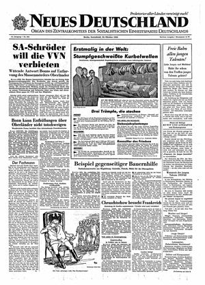 Neues Deutschland Online-Archiv vom 24.10.1959