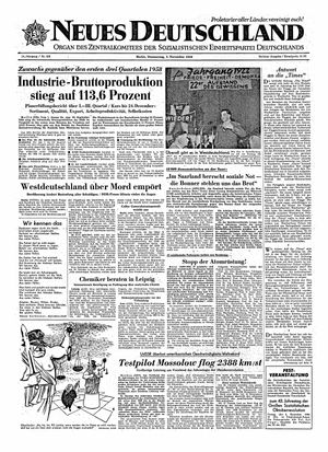 Neues Deutschland Online-Archiv vom 05.11.1959